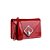 Bolsa Pequena Verniz Estruturada Corrente Luiza Barcelos Vermelho - Imagem 2