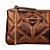 Bolsa Pequena Duplo Compartimento Corrente Luiza Barcelos Bronze - Imagem 5