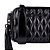 Bolsa Pequena Clássica Metelassê Corrente Verniz Luiza Barcelos Preto - Imagem 5
