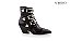 Bota Wendi Cano Médio Fivelas Momentos Specchio Brand Preto - Imagem 1