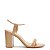 Sandália Salto Bloco Carry Over SCZ FALL 24 Schutz Nude - Imagem 1