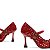 Scarpin Georgina Verniz Geometric Cuts VCZ FALL 24 Vicenza Vermelho - Imagem 4