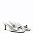 Mule Taylor Metal Bala Iconic Shapes Couro VCZ FALL 24 Vicenza Prata - Imagem 4