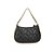 Bolsa média Matelassê Corrente Couro Luiza Barcelos Preto - Imagem 1