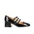 Scarpin Salto Baixo Mary Jane Verniz Luiza Barcelos Preto - Imagem 1