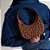Bolsa Pequena Semi Esfera Meia Lua Luiza Barcelos Bronze - Imagem 7