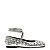 Sapatilha Eleonora Cristal Golden Volume VCZ FALL 24 Vicenza Prata - Imagem 1