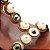 Papete Lacy Pérolas Calf Vintage Effect VCZ FALL 24 Vicenza Marrom - Imagem 6