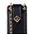 Mini Bolsa Porta Celular Corrente Couro Luiza Barcelos Preto - Imagem 4