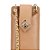 Mini Bolsa Porta Celular Corrente Couro Luiza Barcelos Nude - Imagem 3