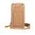 Mini Bolsa Porta Celular Corrente Couro Luiza Barcelos Nude - Imagem 4