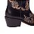Bota Western Cowboy Cano Médio Florais Luiza Barcelos Preto - Imagem 5