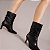 Bota Salto Médio Kampala Couro Vicenza Preto - Imagem 4