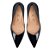 Scarpin Anabela Verniz Couro Luiza Barcelos Preto - Imagem 7