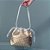 Bolsa Média Leather Tressê Couro Luiza Barcelos Dourado - Imagem 5