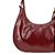 Bolsa Pequena Meia Lua Verniz Luiza Barcelos Marsala - Imagem 4