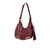Bolsa Pequena Meia Lua Verniz Luiza Barcelos Marsala - Imagem 2