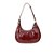 Bolsa Pequena Meia Lua Verniz Luiza Barcelos Marsala - Imagem 1