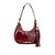 Bolsa Pequena Meia Lua Verniz Luiza Barcelos Marsala - Imagem 3
