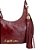 Bolsa Pequena Meia Lua Verniz Luiza Barcelos Marsala - Imagem 5