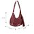 Bolsa Pequena Meia Lua Verniz Luiza Barcelos Marsala - Imagem 7