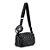 Bolsa Média Gargo Couro Luiza Barcelos Preto - Imagem 6