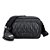 Bolsa Média Gargo Couro Luiza Barcelos Preto - Imagem 1