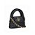 Bolsa de mão Infantil Matelassê Couro Luiza Barcelos Preto - Imagem 2