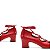 Scarpin Amelie Madri Boneca Amarrações Laço Luscious Red VCZ FALL 24 Vicenza Vermelho - Imagem 4