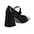 Scarpin Feminino Mary Jane Bicolor Salto Bloco Luiza Barcelos Preto - Imagem 3