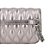 Bolsa Pequena Cross Body Matelassê Couro Luiza Barcelos Chumbo - Imagem 4