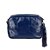 Bolsa Média Matelassê Verniz Alça Corrente Luiza Barcelos Azul Marinho - Imagem 3