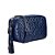 Bolsa Média Matelassê Verniz Alça Corrente Luiza Barcelos Azul Marinho - Imagem 2