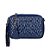 Bolsa Média Matelassê Verniz Alça Corrente Luiza Barcelos Azul Marinho - Imagem 1
