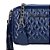 Bolsa Média Matelassê Verniz Alça Corrente Luiza Barcelos Azul Marinho - Imagem 5