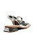 Sandália Salto Baixo Slingback Couro Vicenza Prata - Imagem 3
