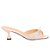 Sandália Mule Peep Toe Cristais Couro Luiza Barcelos Rosa - Imagem 1