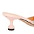 Sandália Mule Peep Toe Cristais Couro Luiza Barcelos Rosa - Imagem 4