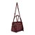 Bolsa Média Matelassê Couro Luiza Barcelos Marsala - Imagem 7