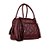 Bolsa Média Matelassê Couro Luiza Barcelos Marsala - Imagem 2