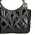 Bolsa Pequena Matelassê Verniz Luiza barcelos Preto - Imagem 3