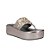 Chinelo Flatform Couro Luiza Barcelos Chumbo - Imagem 2