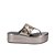 Chinelo Flatform Couro Luiza Barcelos Chumbo - Imagem 1