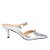 Scarpin Mule Texturizado Laço Metalizado Luiza Barcelos Prata - Imagem 1