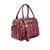 Bolsa Média Tiracolo Matelassê Couro Dois Bolsos Luiza Barcelos Marsala - Imagem 2
