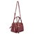 Bolsa Média Tiracolo Matelassê Couro Dois Bolsos Luiza Barcelos Marsala - Imagem 4