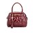 Bolsa Média Tiracolo Matelassê Couro Dois Bolsos Luiza Barcelos Marsala - Imagem 1