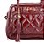 Bolsa Média Tiracolo Matelassê Couro Dois Bolsos Luiza Barcelos Marsala - Imagem 6