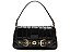 Bolsa Shoulder Grande Lien Fivela Ilhós Vicenza Preto - Imagem 1
