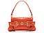 Bolsa Shoulder Média Lien Fivela Ilhós Vicenza Vermelho - Imagem 1